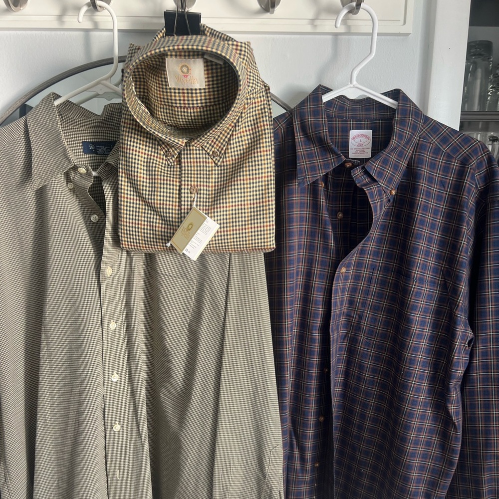 Men’s Large Lot of 3 Brooks Brothers & Viyella